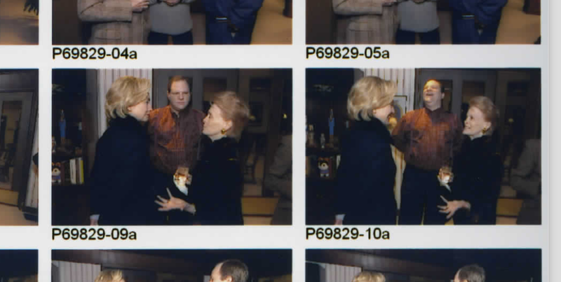 Illustration for article titled Clinton Presidential Library Releases New Photos of Harvey Weinstein From the 1990s